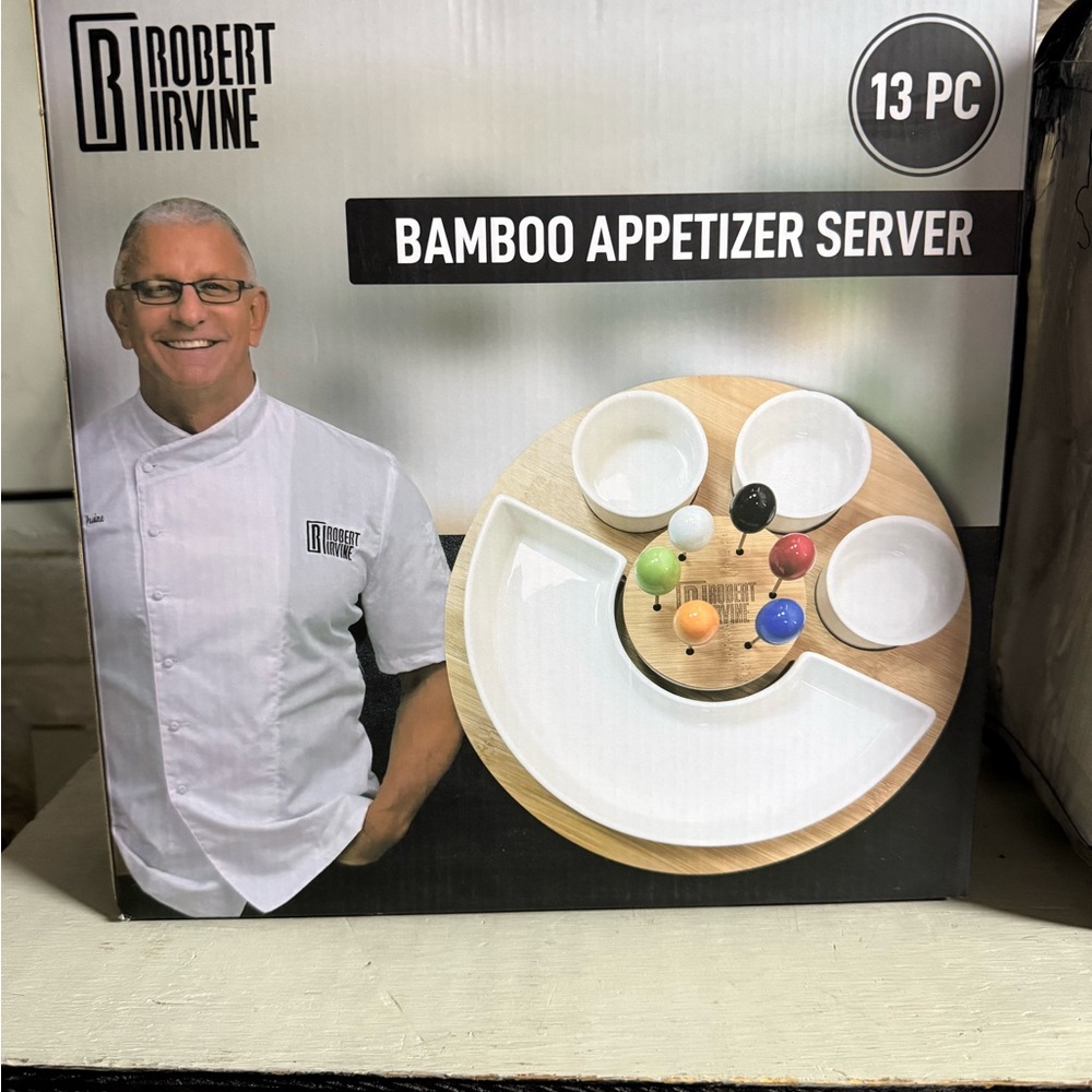 Robert Irvine Bamboo Appetizer Server